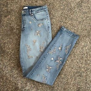 Tribal Jeans Women’s Boyfriend Embroidered Jeans 8